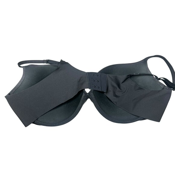Skims Ultimate Teardrop Push-Up Plunge Bra 44C Black Seamless Lift & Smooth Fit - Picture 5 of 9